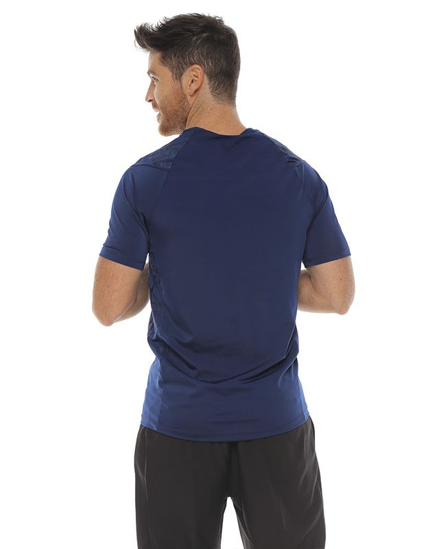 Camiseta-Deportiva-manga-corta-color-azul-oscuro-para-hombre