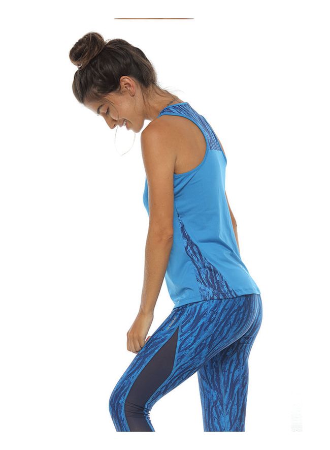 Camiseta Deportiva Esqueleto, Color Turquesa Para Mujer - racketball