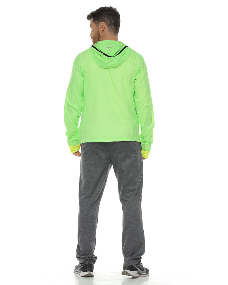 Chaqueta Rompevientos, Color Verde Lima Para Hombre racketball