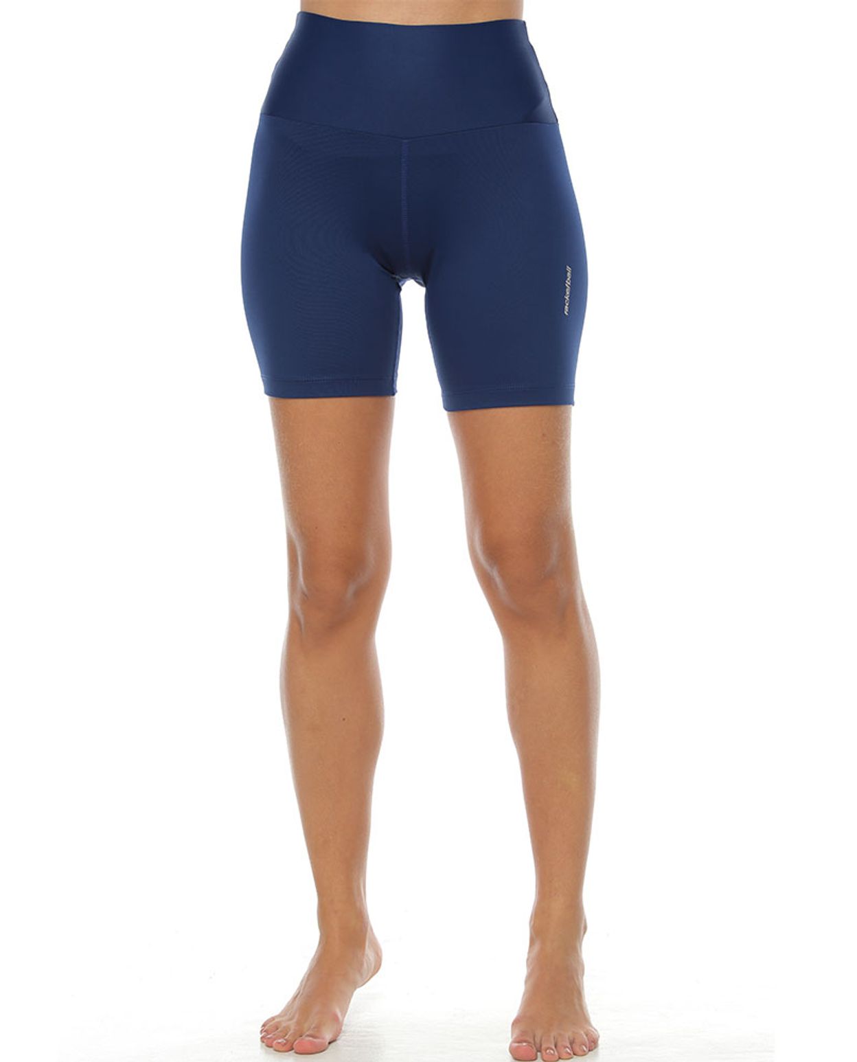 Short Deportivo Mujer, Chico/Mediano, Short de Licra para Mujer de Algodón,  Azul Red Baboon Modelo Spart, Shorts Deportivos para Mujer Licra Flexible.