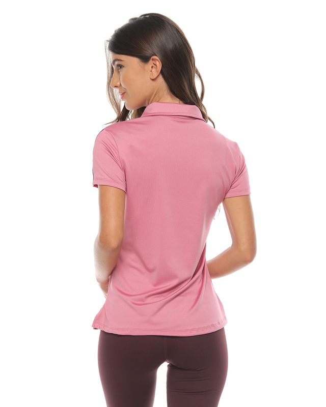 Albany Fraude Vista Camiseta tipo polo mujer, color rosado I Racketball - racketball movil