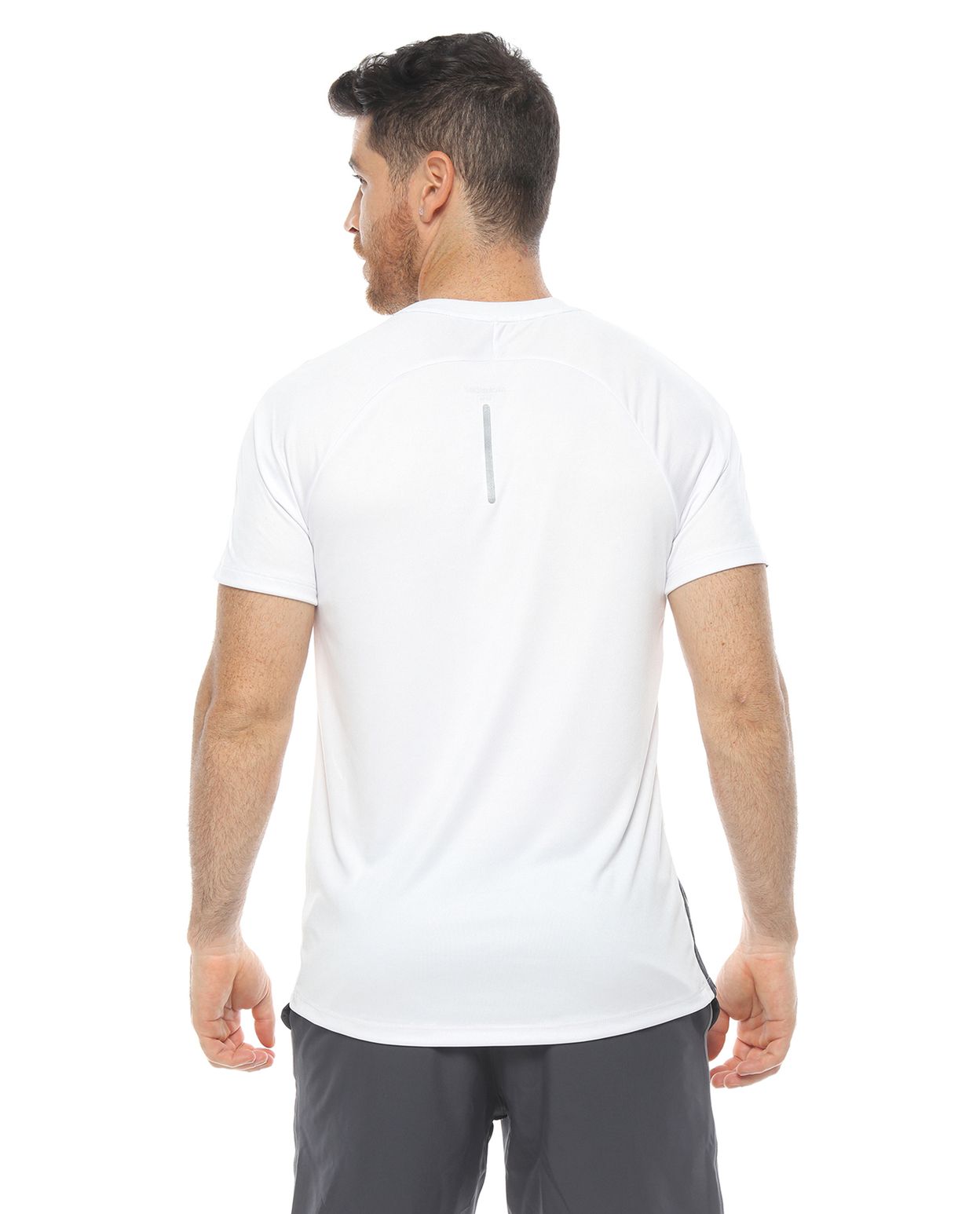 espectro Comunista Maquinilla de afeitar Camiseta deportiva hombre, color blanco/gris - racketball movil