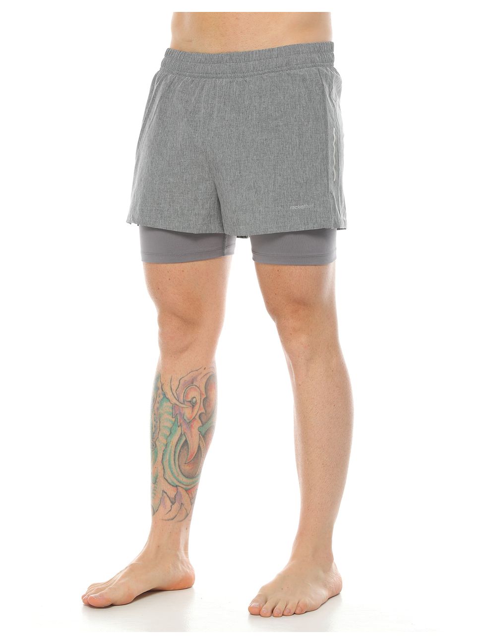 Pantaloneta Running, Color Jasped Para Hombre - racketball movil