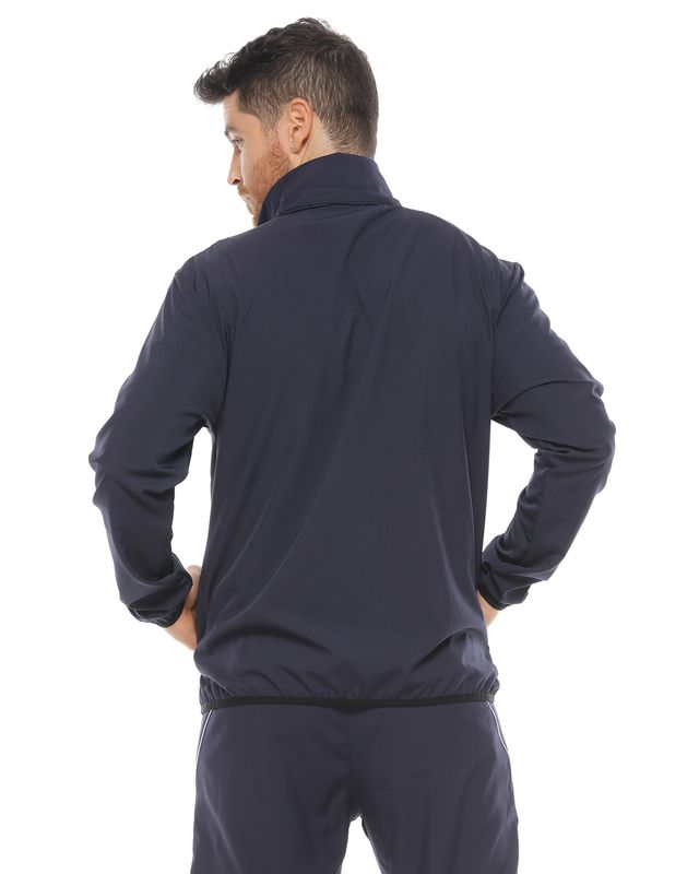 Chaqueta Deportiva gris para Hombre parte trasera