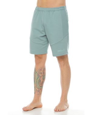 pantaloneta deportiva para hombre color verde parte frontal