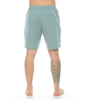 pantaloneta deportiva para hombre color verde parte trasera