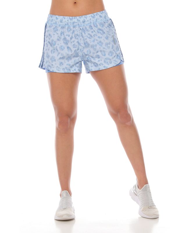 Pantaloneta Deportiva Azul Hortensia para Mujer