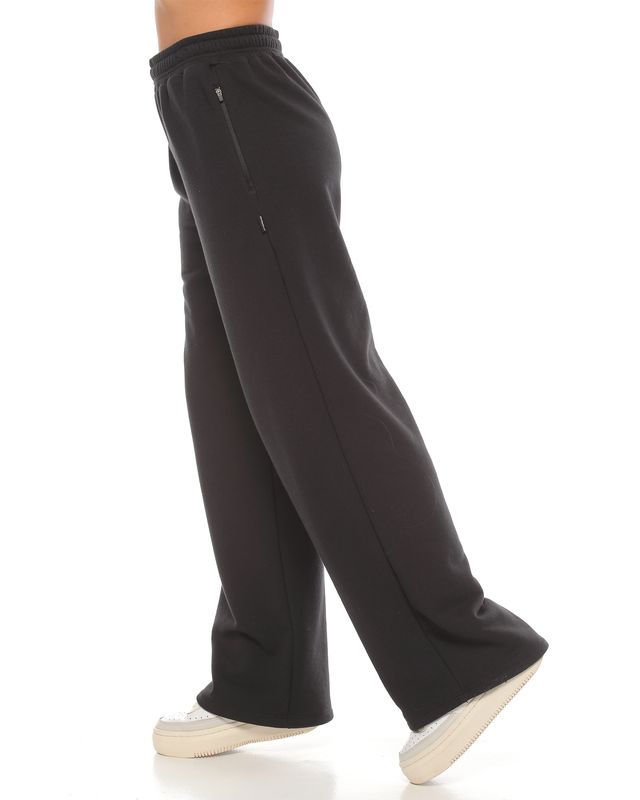 Pantalón Jogger Ancho para Mujer parte lateral izquierda