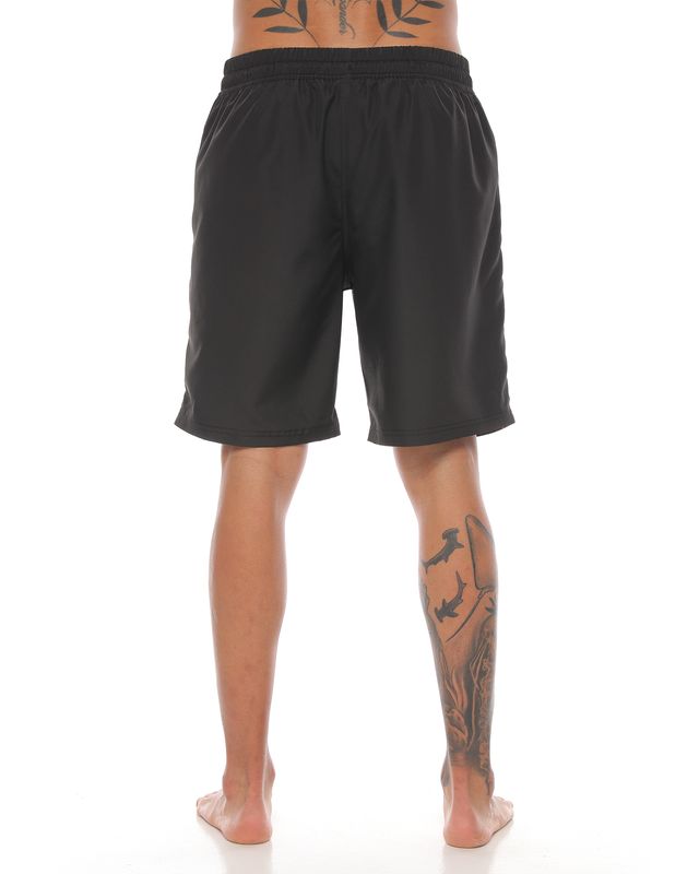 Pantaloneta de Baño negra para Hombre parte trasera