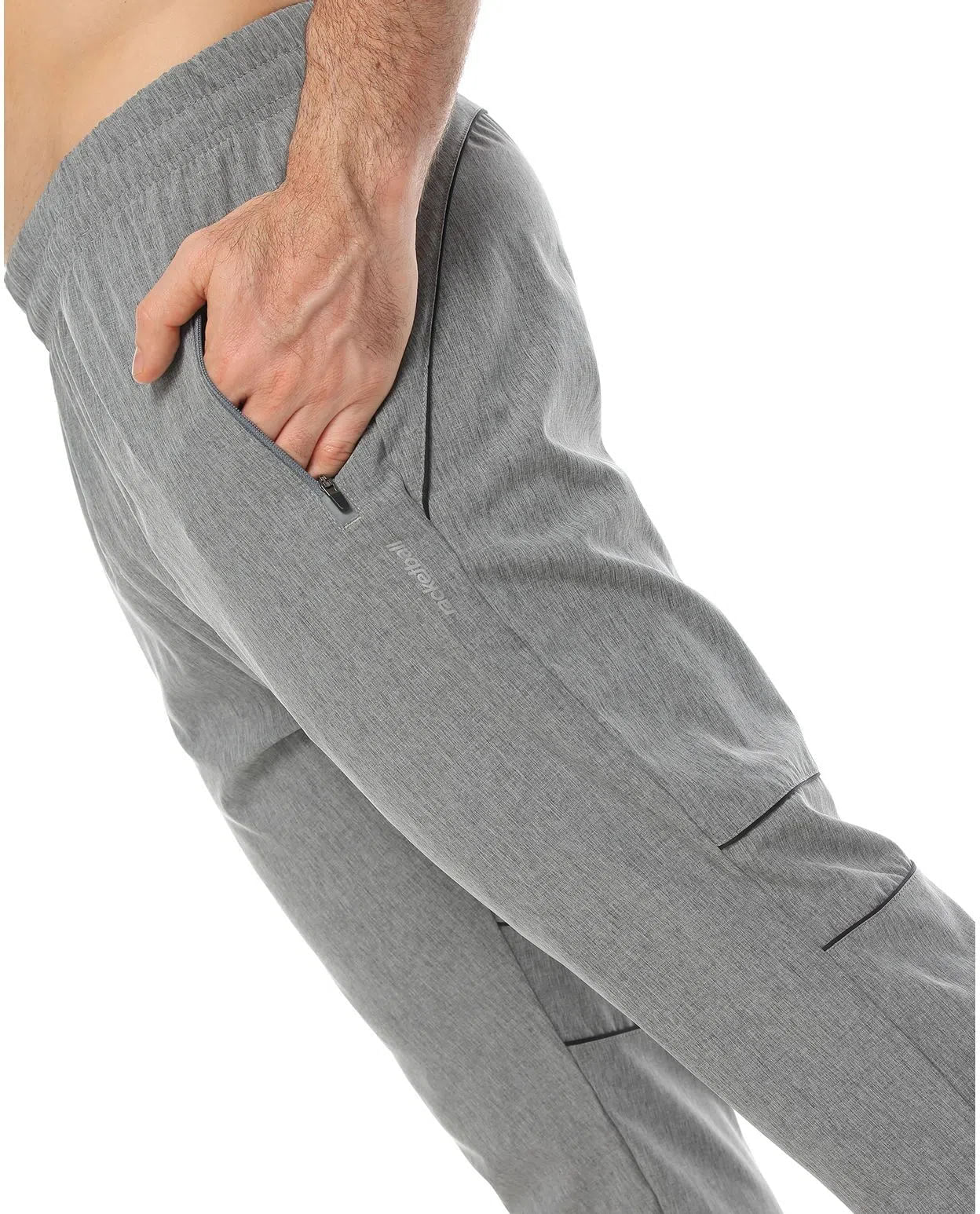 Pantalón Deportivo Jaspe para Hombre bolsillo funcional parte lateral izquierda