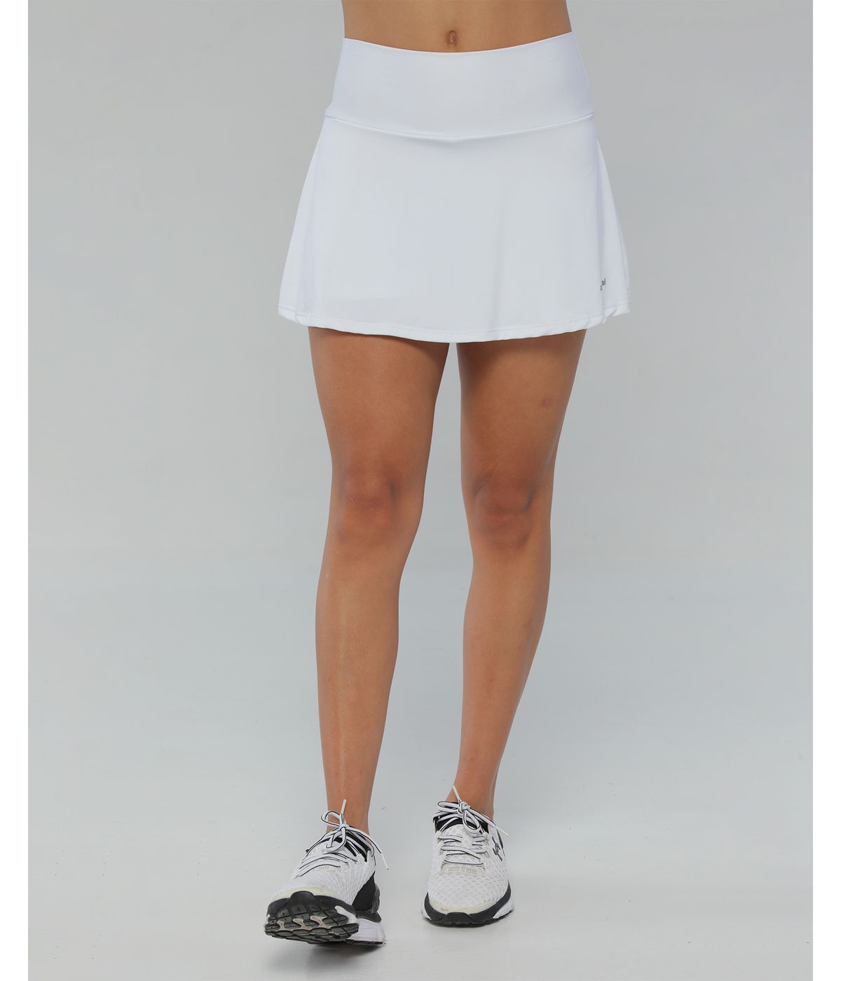 Falda Deportiva Con Licra Interior, Color Blanco Para Mujer - racketball  movil