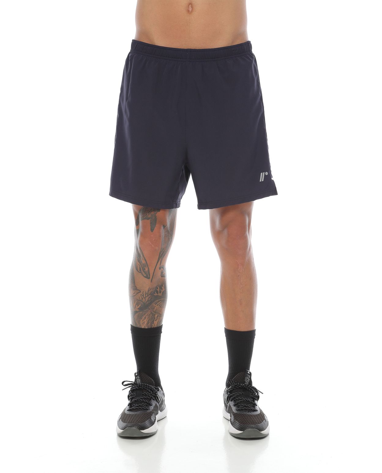 Pantaloneta deportiva hombre, color azul - racketball movil