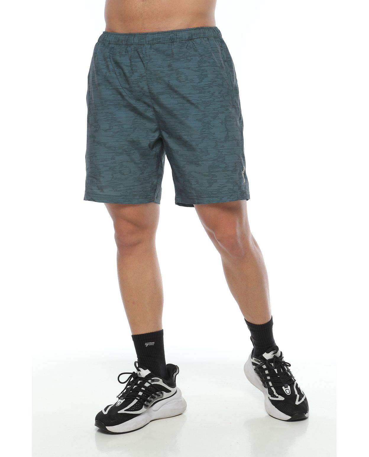 Pantaloneta deportiva hombre, color verde - racketball movil