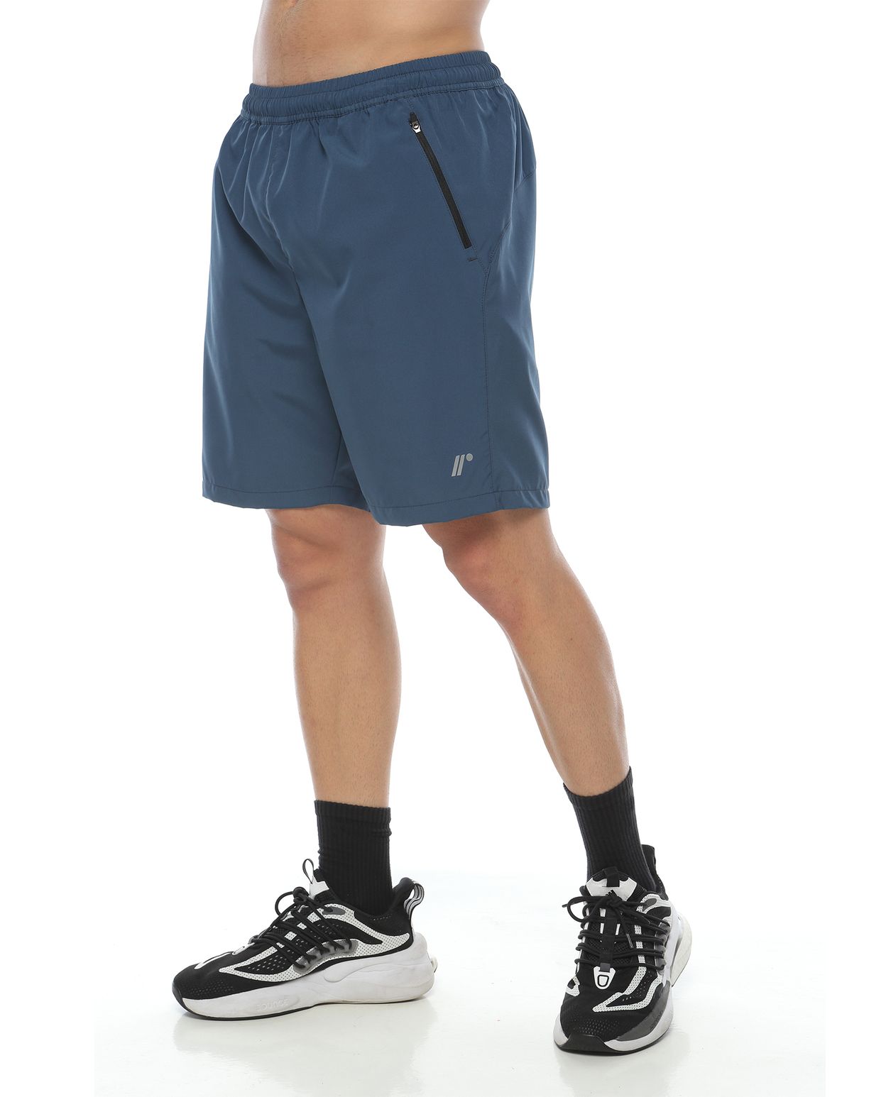 Pantaloneta deportiva hombre, color azul - racketball movil