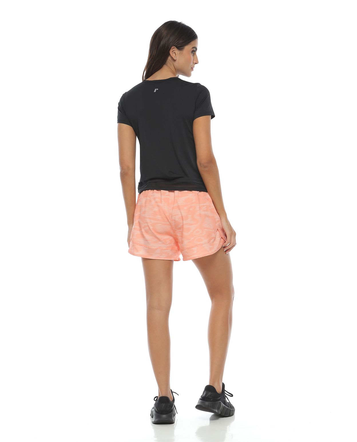 short running mujer, color mandarina - racketball movil