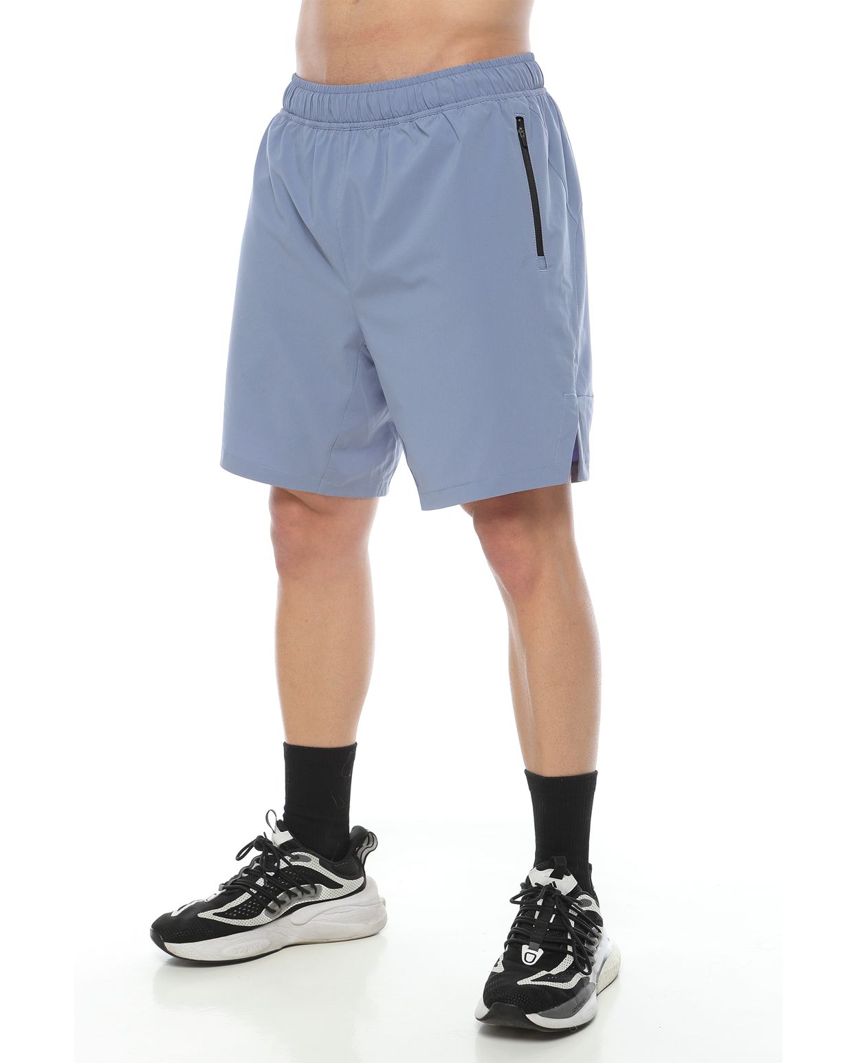 Pantaloneta deportiva hombre, color negro - racketball movil